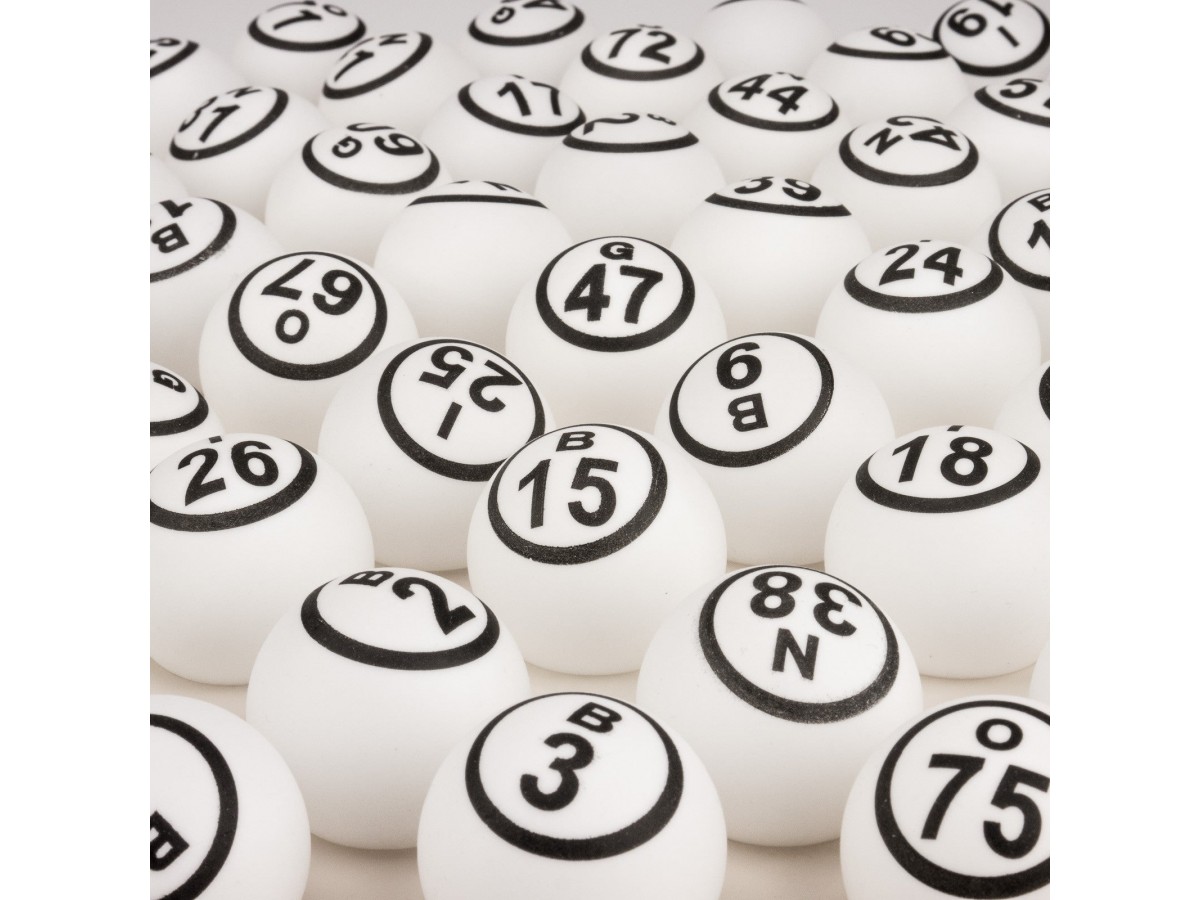 Bolas de Bingo Blancas de 1 Cara 1.5 Pulgadas